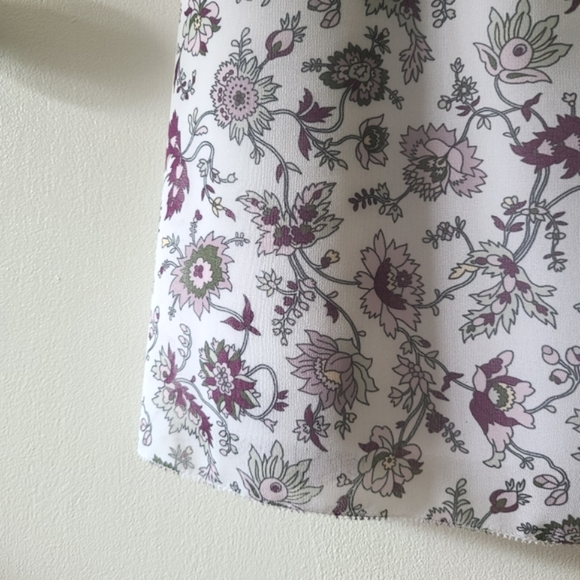 Aritzia Wilfred Fete Dress in Purple Floral - Picture 7 of 7